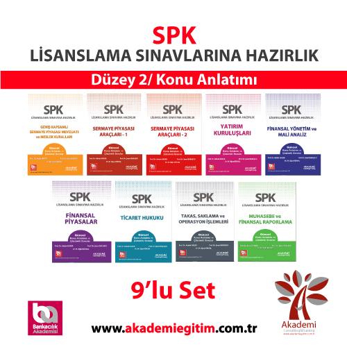 SPK Düzey 2 Konu Anlatımlı 9'lu Set