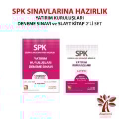 SPK Yatırım Kuruluşları Slayt+Deneme Sınavı2'li Set