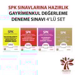 SPK Gayrimenkul Deneme Sınavı 4'lü Set