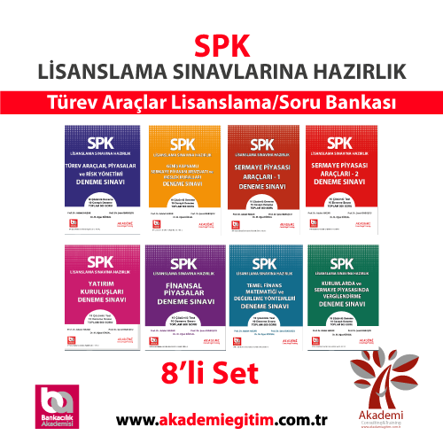 SPK Türev Araçlar Deneme Sınavı 8'li Set
