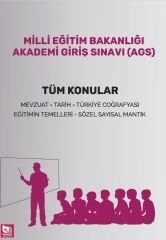 MİLLİ EĞİTİM BAKANLIĞI AKADEMİ GİRİŞ SINAVI (AGS) - TÜM KONULAR