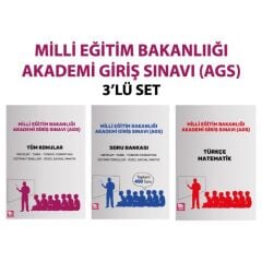 MİLLİ EĞİTİM BAKANLIĞI AKADEMİ GİRİŞ SINAVI (AGS)-3'LÜ SET